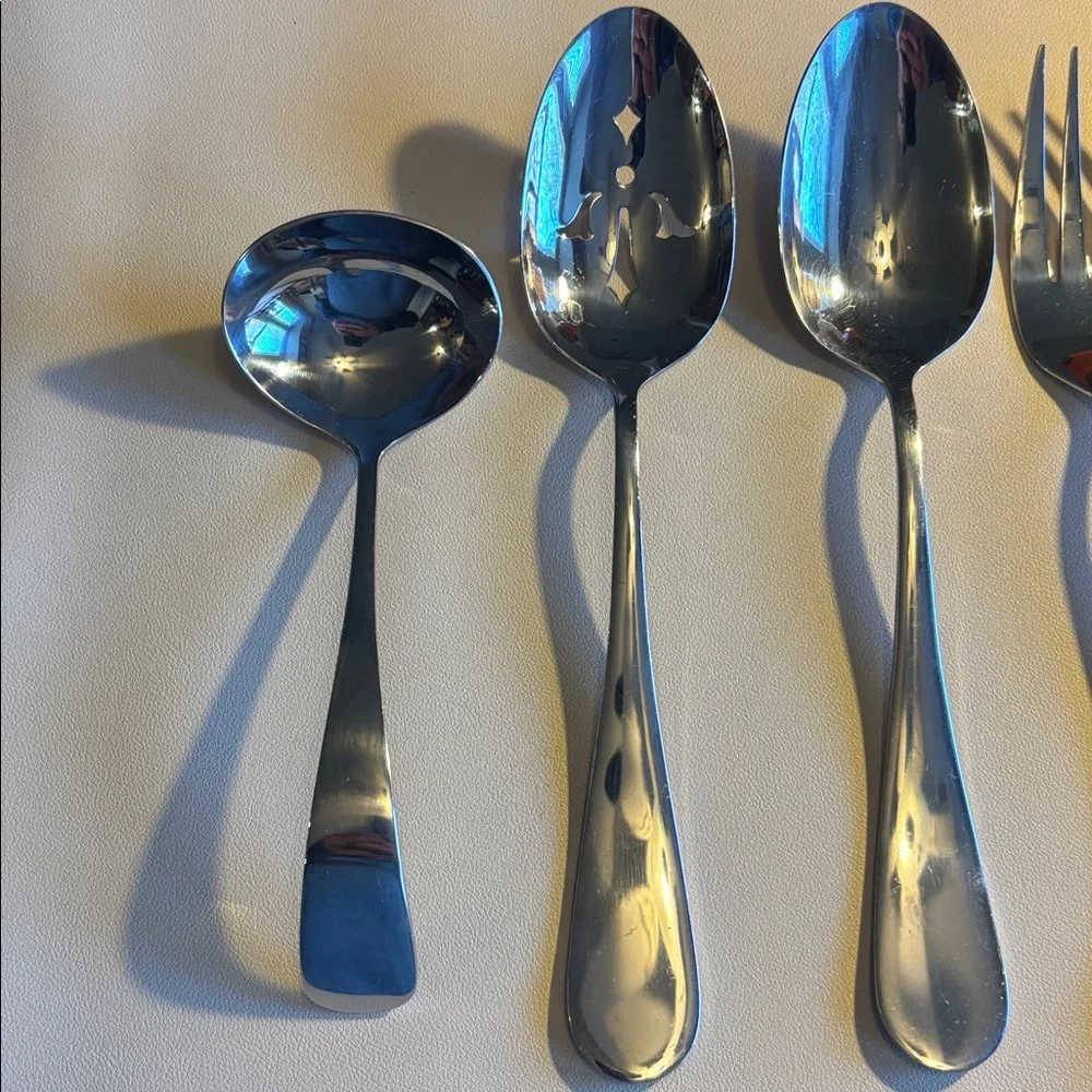 Towle Silver Serving Utensil Set 18/10